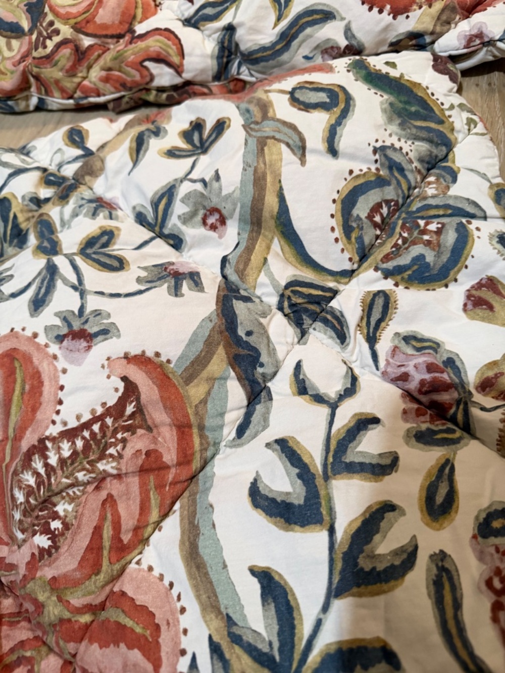 Two Pottery Barn pillowcases beautiful floral - Picture 2 of 3